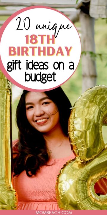 18th birthday gift ideas pin for Pinterest.