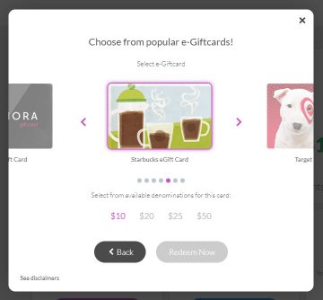 Starbucks Gift card, online surveys that pay cash