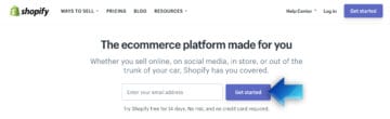 create a Shopify store