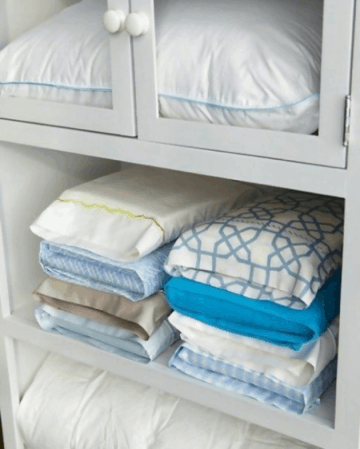 pillow case organization