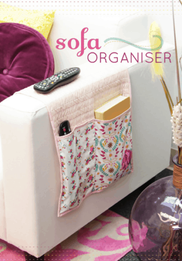 diy sofa organizer