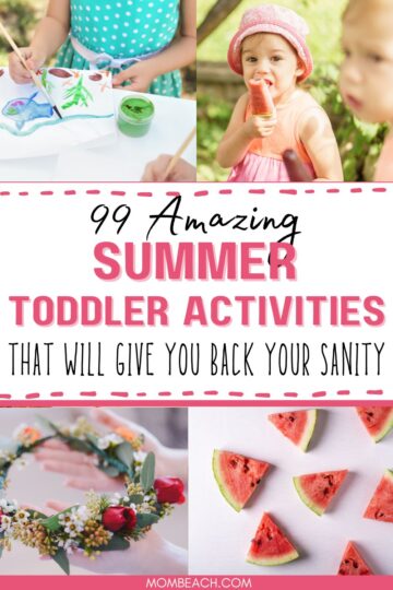 99 Amazing Toddler Activities pin.