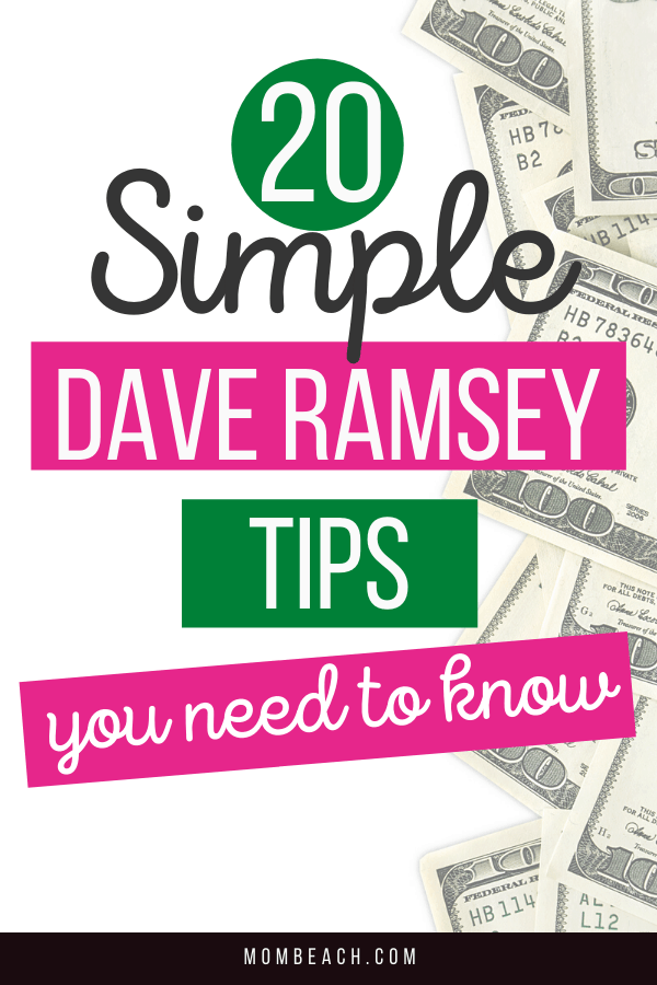 20 Simple Dave Ramsey Tips You Need To Know Now 20 Simple Dave Ramsey Tips You Need To Know Now