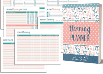 Cleaning planner printable.