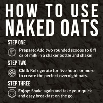 How to use Naked Oats.