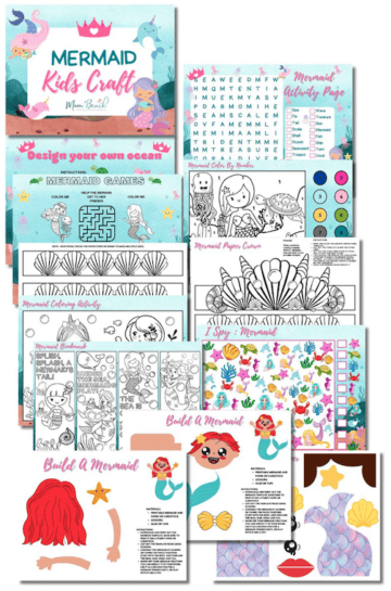 Mermaid Kid's Crafts.