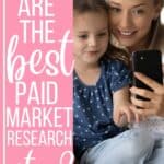 What are the best paid market research sites Pinterest pin.