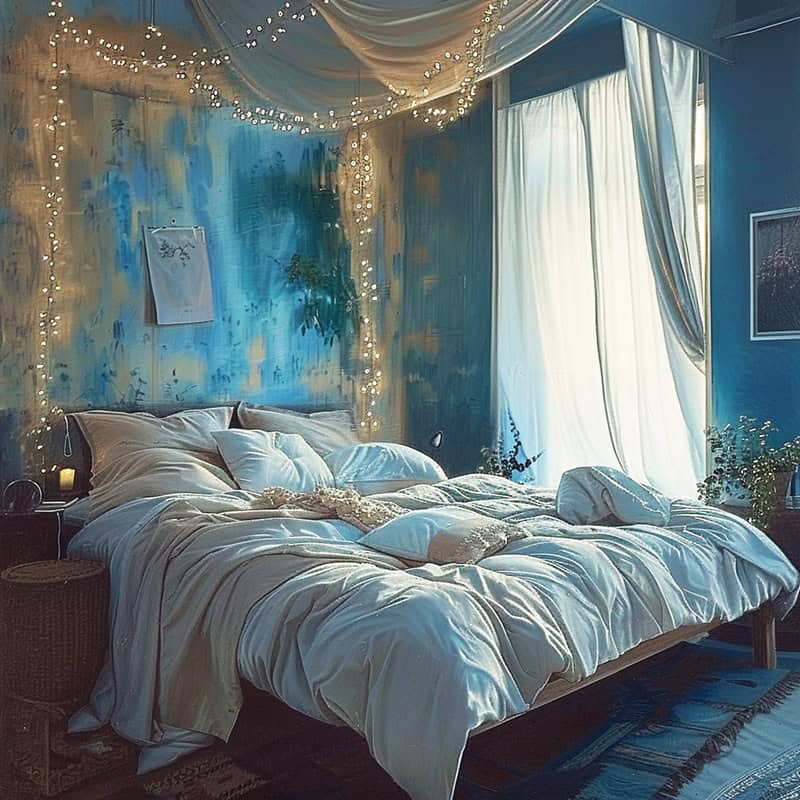 Blue home bedroom refresh