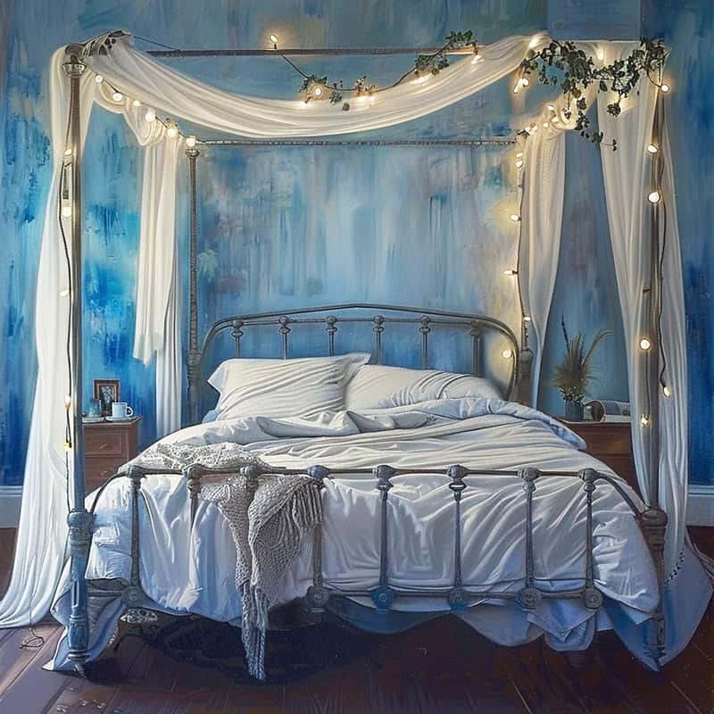 Blue home bedroom refresh