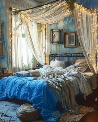 Blue home bedroom refresh