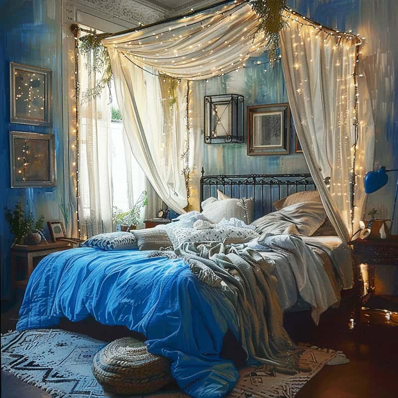Blue home bedroom refresh