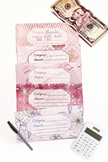 Don’t miss these pretty printable DIY cash envelope templates to help you budget.