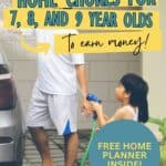 Chores for kids Pinterest pin.