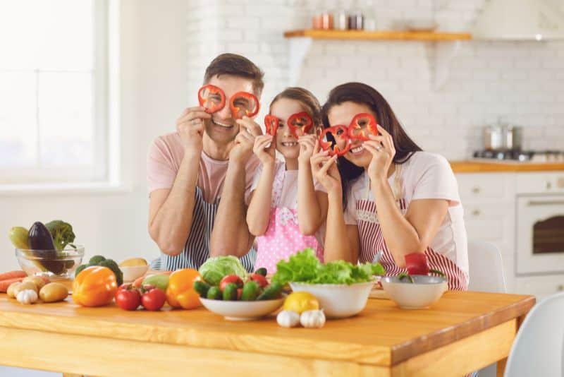 Family eating clean!