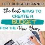 Pinterest pin on budgeting