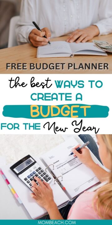 Pinterest pin on budgeting