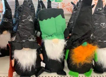 Dollar Tree Halloween gnomes.