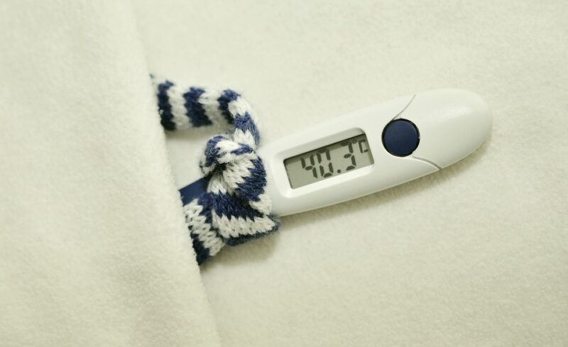 Use a digital thermometer to monitor the changes in your body temperature during pregnancy. 