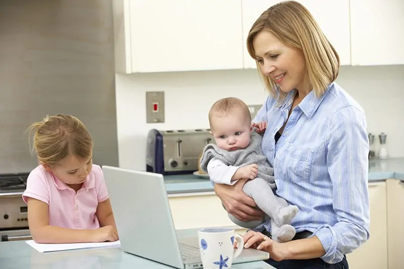 flexible jobs for moms with kids