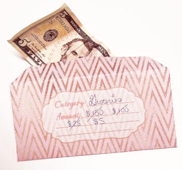 Use the cash envelope system to track your spending by writing each time you take out money. 