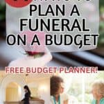 Pinterest pin for funeral planning.