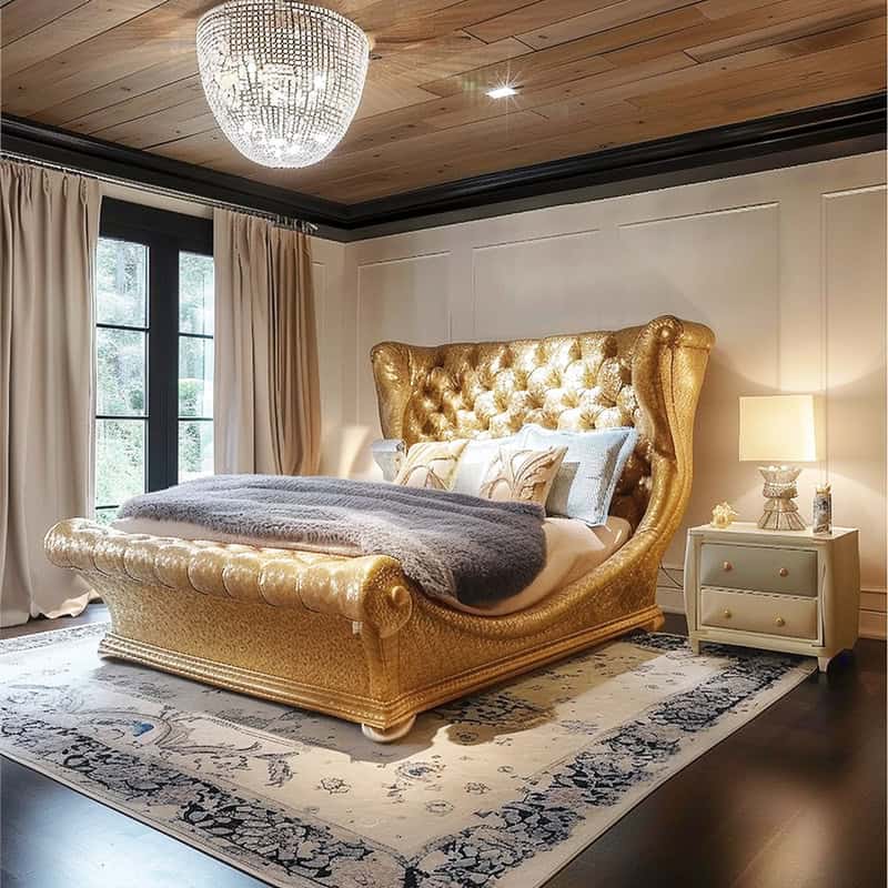 Gold home bedroom refresh.