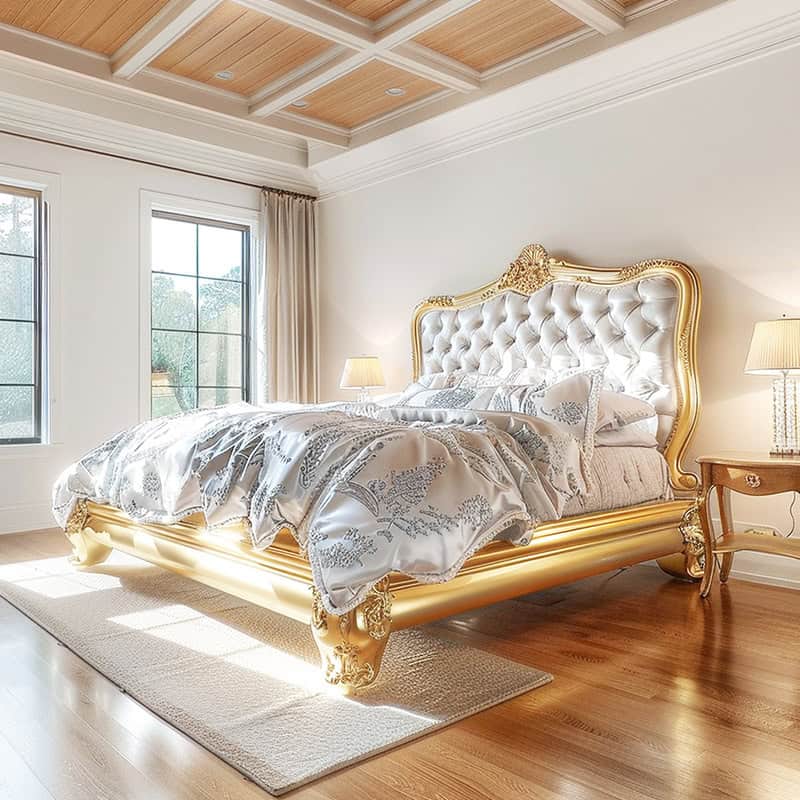 Gold home bedroom refresh.