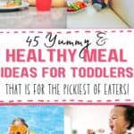 Healthy meal ideas for toddlers pin