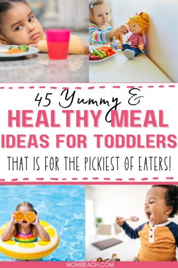 Healthy meal ideas for toddlers pin