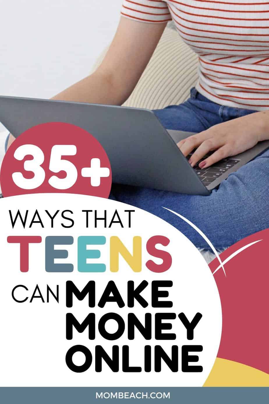 Check out our awesome 35+ ideas on how teens can make money online. They can sell DIY things or crafts to sell online to make money and so much more. If teens need something to do if they are bored, then why not spend time making money online! Turn hobbies into cash right now! There are even small business ideas and jobs for teens to earn money from home right away. #howcanteensmakemoneyonline #smallbusinessideasforteens #howcanteensmakemoney #makemoneyonlineteens #onlinejobsforteens