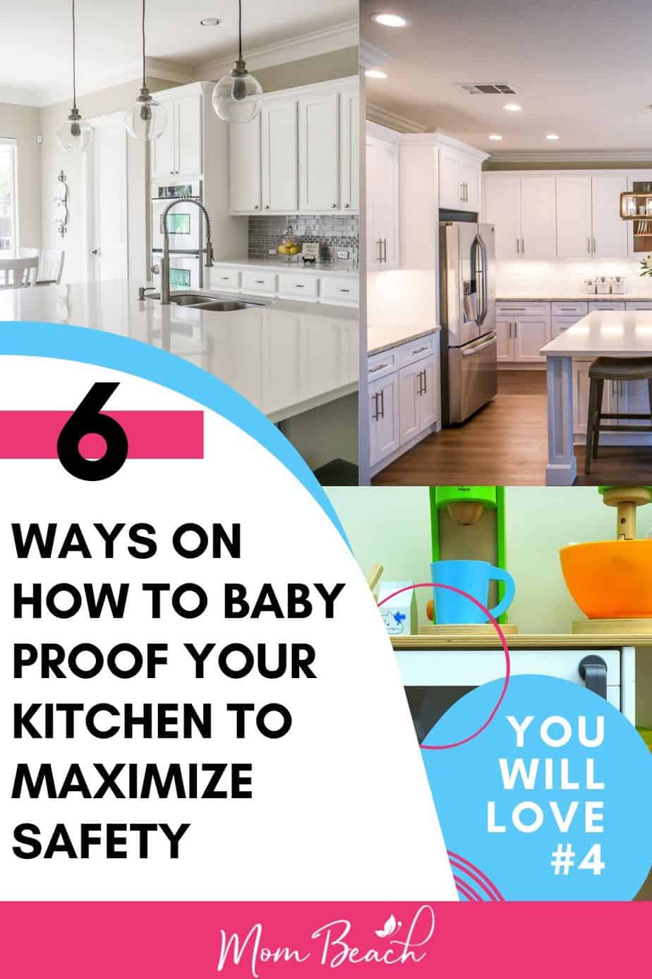 Is your house baby-proofed? These kitchen baby proofing ideas and hacks are great for childproofing your home. You can DIY and save money. You should baby proof to maximize safety and avoid accidents. You don't want to miss this article because it could help save your child from accidents. #babyproofingideas #babyproofinghacks #babyproofingDIY #babyproofingkitchen #kitchenbabyproofing #DIYbabyproofing