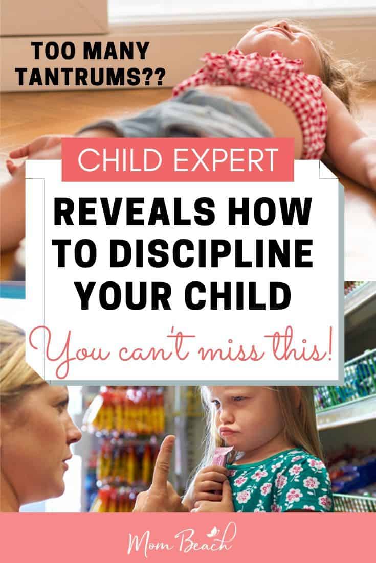 Child Expert, Christine Duff, reveals how to discipline your child the right way if they have a tantrum. Learn from our house expert on the best way for child discipline. If your child throws constant tantrums in stores then you can't miss this! These discipline methods are great for preschoolers, elementary school kids, teens, and toddlers! They are great parenting tips for moms and dads! #toddlerdiscipline #childdiscipline #parentingtips #discpliningchildren #howtodisciplinekids