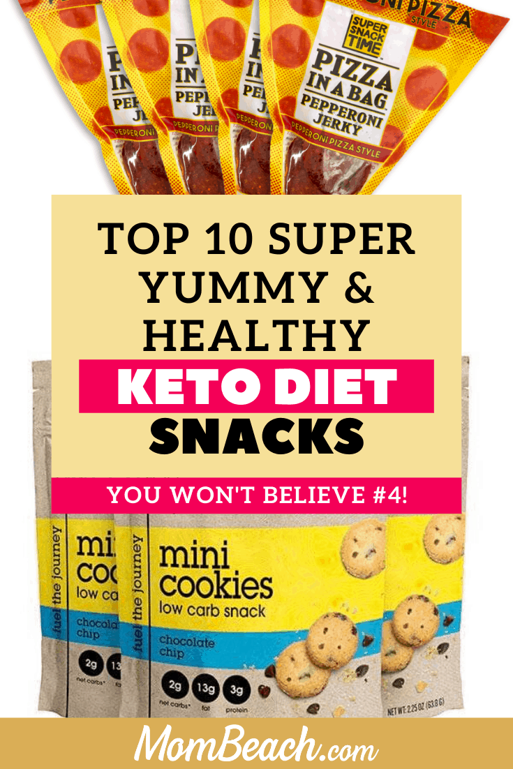 These top 10 easy keto diet snacks are available to buy in the store. Some are sweet and savory! You can take them with you on the go and they are all store bought. These keto snack ideas are low carb and great ideas for beginners to try the keto diet. Kids can eat them too! Try these keto diet snacks now! #ketodietsnacks #onthegoketodietsnacks #ketodiet #storeboughtketodietsnacks #ketodietforbeginners #ketogenicdiet #ketosnacks #lowcarbsnacks #lowcarbketodietsnacks