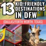 Kid-friendly destinations Pinterest pin.