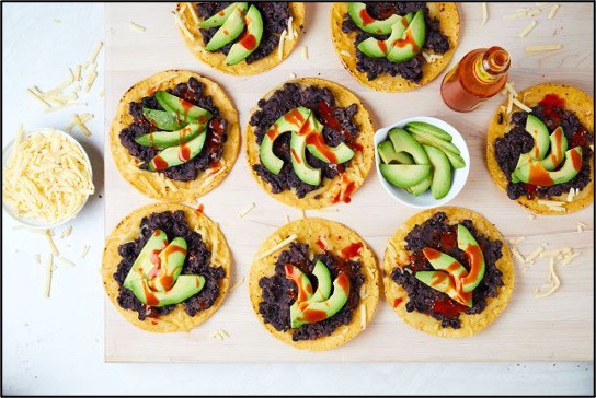 tostadas cheap meal idea