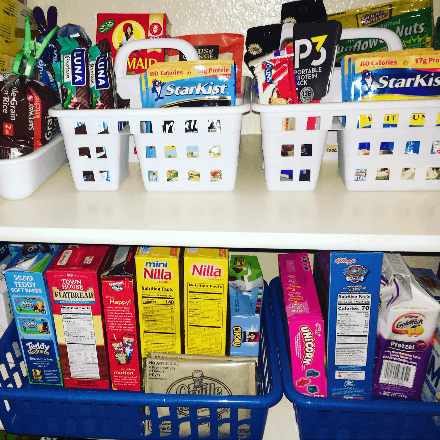 CREATING AN ORGANIZED SNACK CABINET, DOLLAR TREE ORGANIZATION