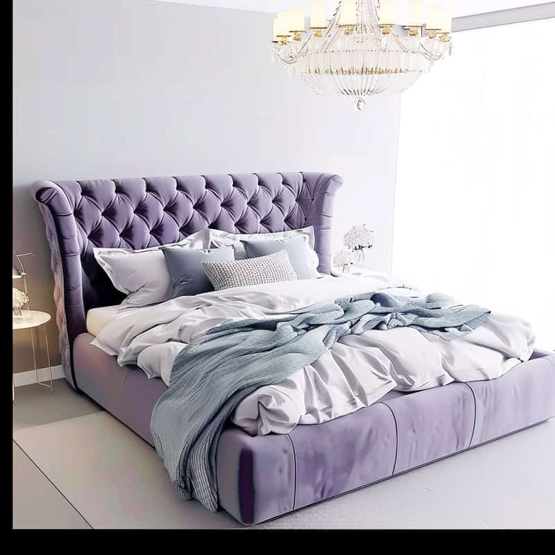 Purple home bedroom refresh.