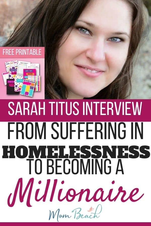 Sarah Titus was a mom who became homeless when her cheating husband left her and her kids. Instead of giving up, Sarah created a printables Shopify store worth millions! In this article, I am fortunate to interview Sarah and review the courses of hers that I have taken! #sarahtitus #mompreneur #shopify #printables #freeprintable #freebie