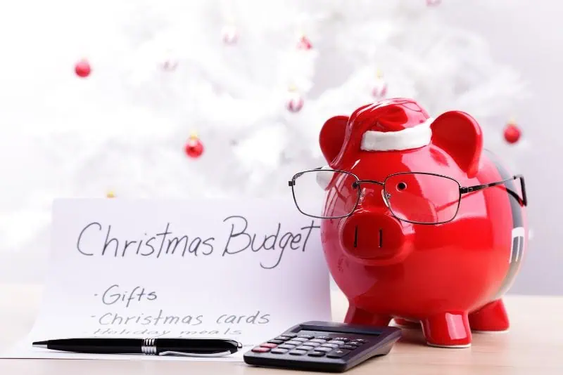 Christmas budget for families.