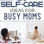 Self-care ideas pin for Pinterest.