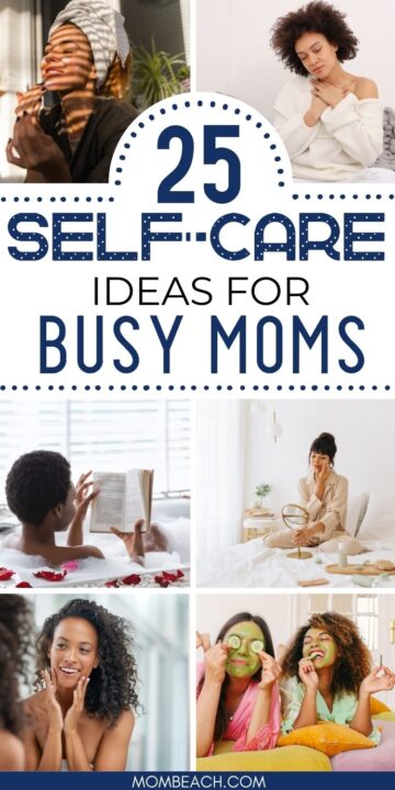 Self-care ideas pin for Pinterest.