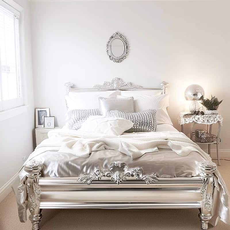 Silver home bedroom refresh