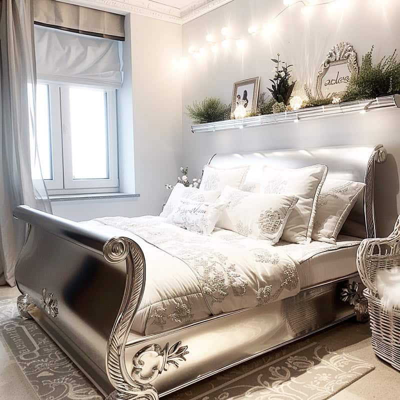 Silver home bedroom refresh
