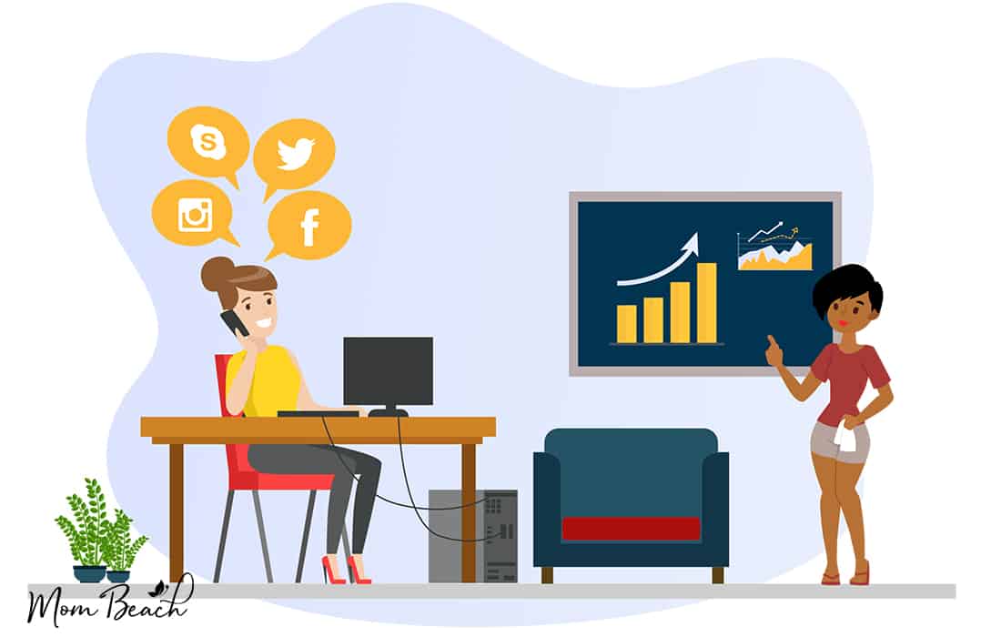 marketing stay at home mom jobs