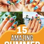 summer nails pin