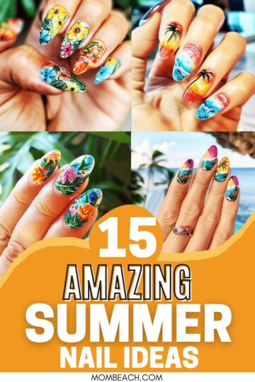 summer nails pin
