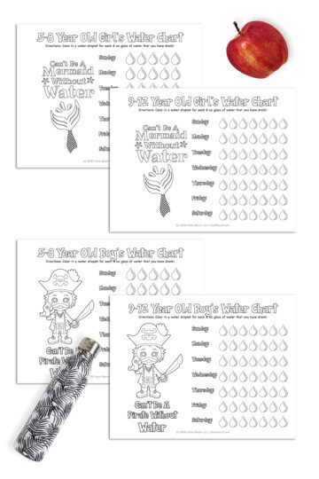 how to get kids to drink more water printable