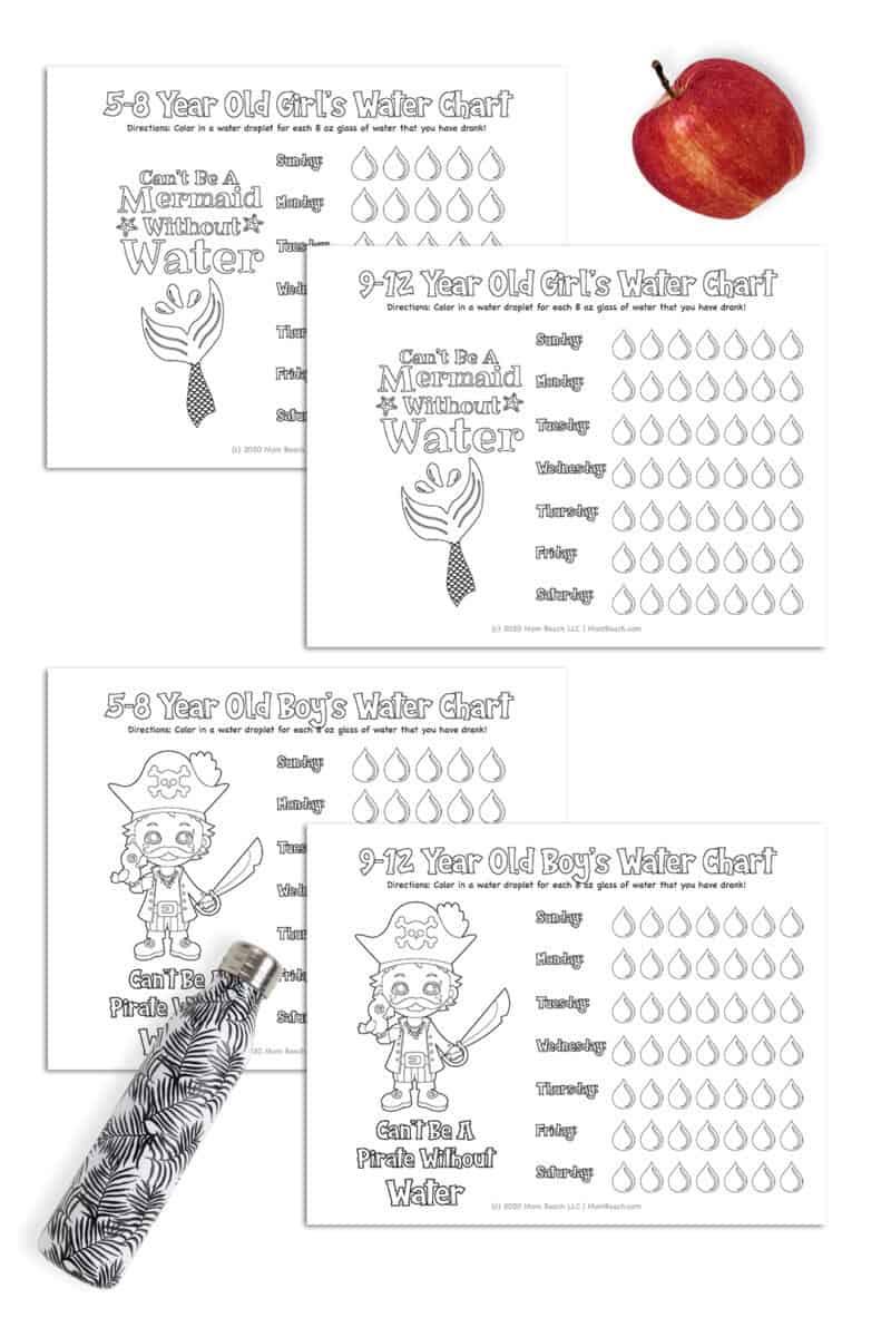 13 Amazing Ways on How to Get Kids to Drink More Water - Free Printable