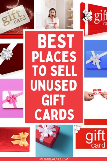 best places for unused gift cards pin